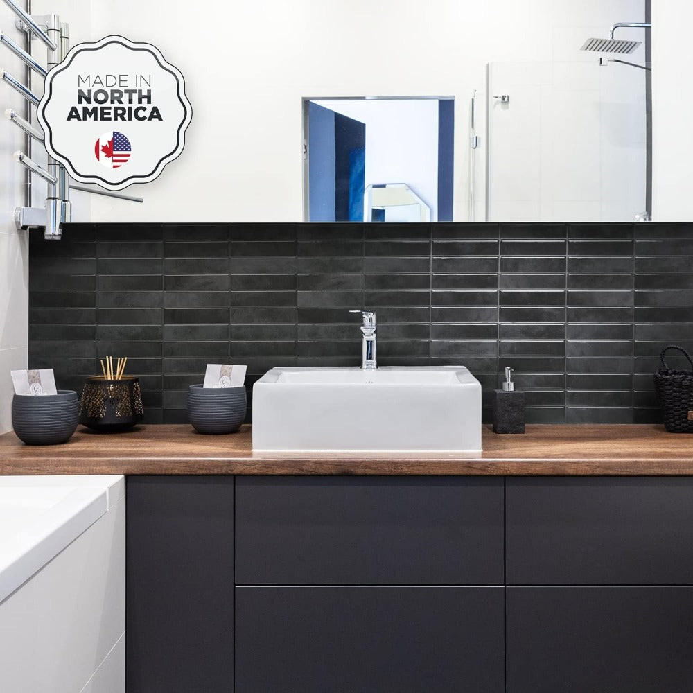 Peel and Stick Tile Backsplash for Bathroom