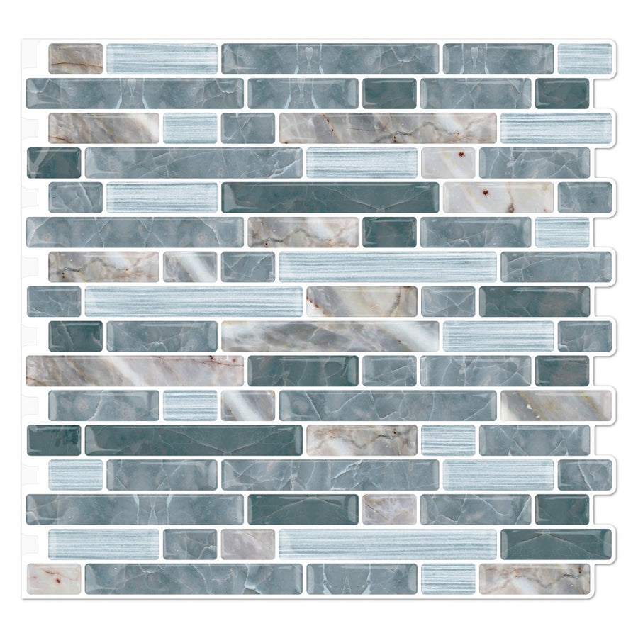 Gray 3D Embossed Vinyl kitchen Backsplash