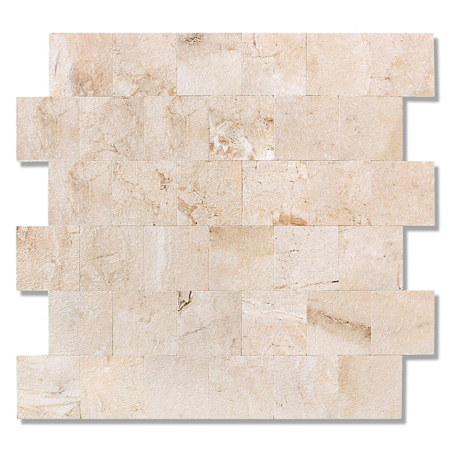 Beige PVC Stone Wall Tile