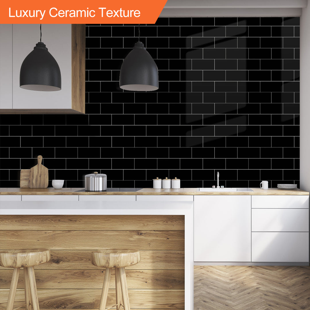 The overall effect of the kitchen’s design after installation