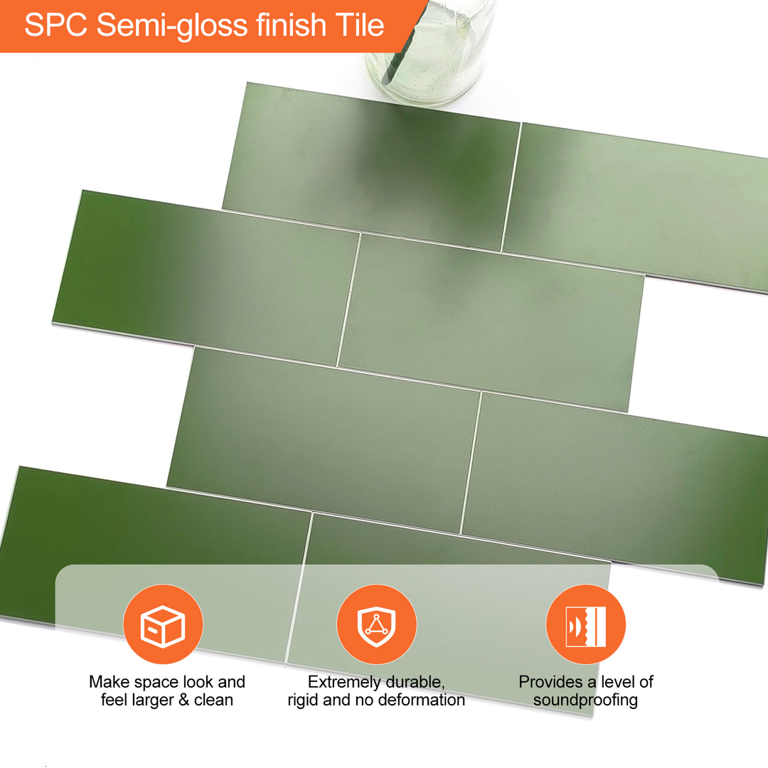 Detailed photo of the peel-and-stick wall tile