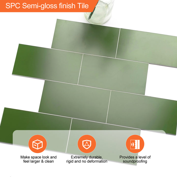 Detailed photo of the peel-and-stick wall tile