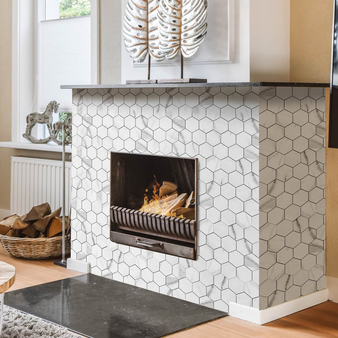 The elegant  effect after installation in the fireplaces