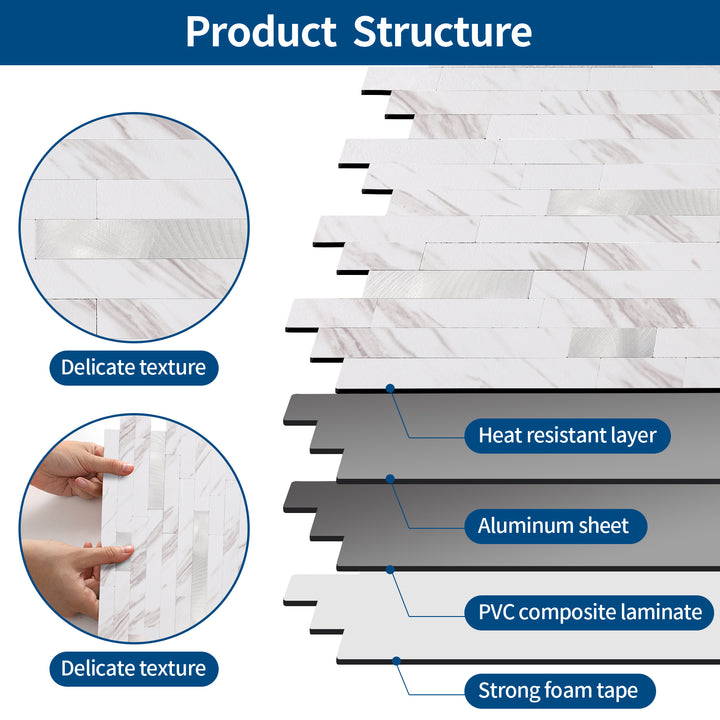 linear blend tile structure