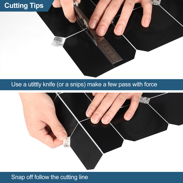 Guidelines for tile cutting on backsplashes