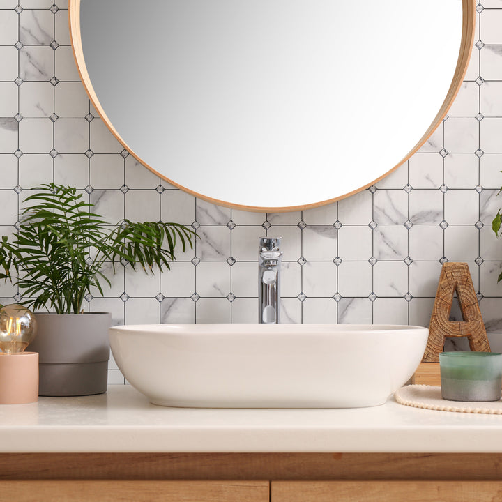 Elegant aesthetic in the bathroom