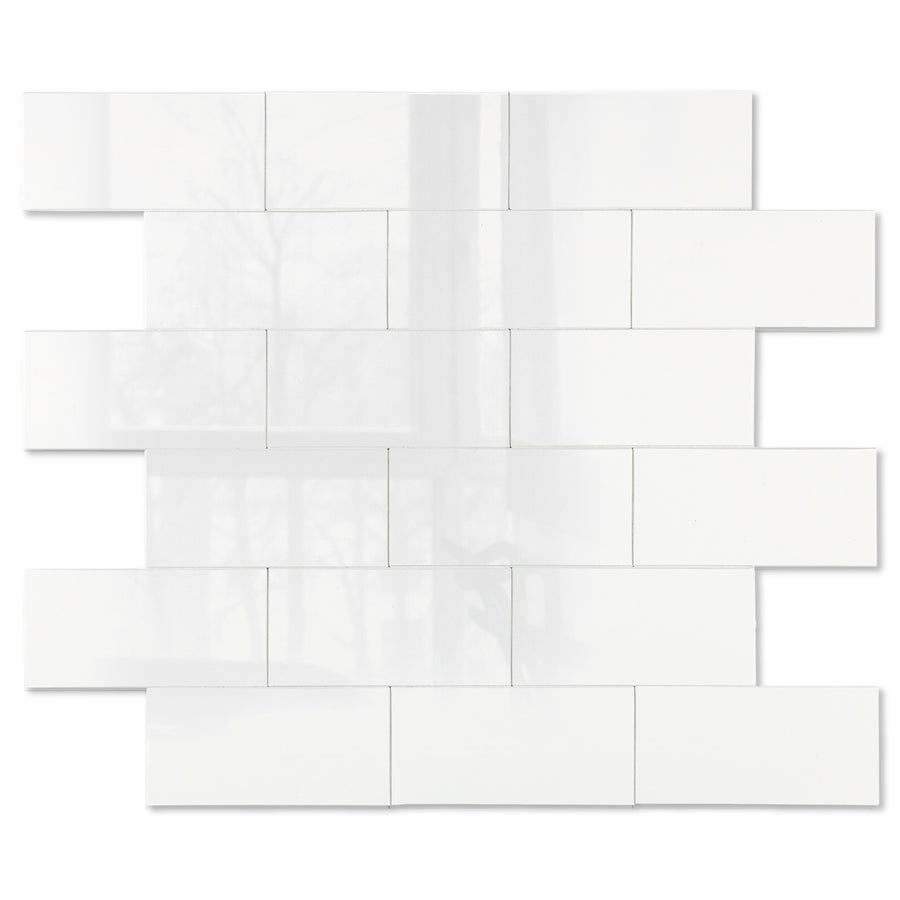 Polished Cream White Subway Tiles