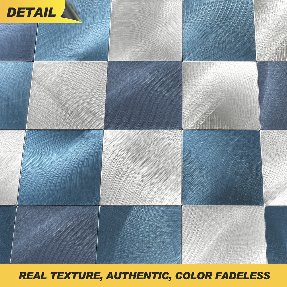 peel and stick metal tile