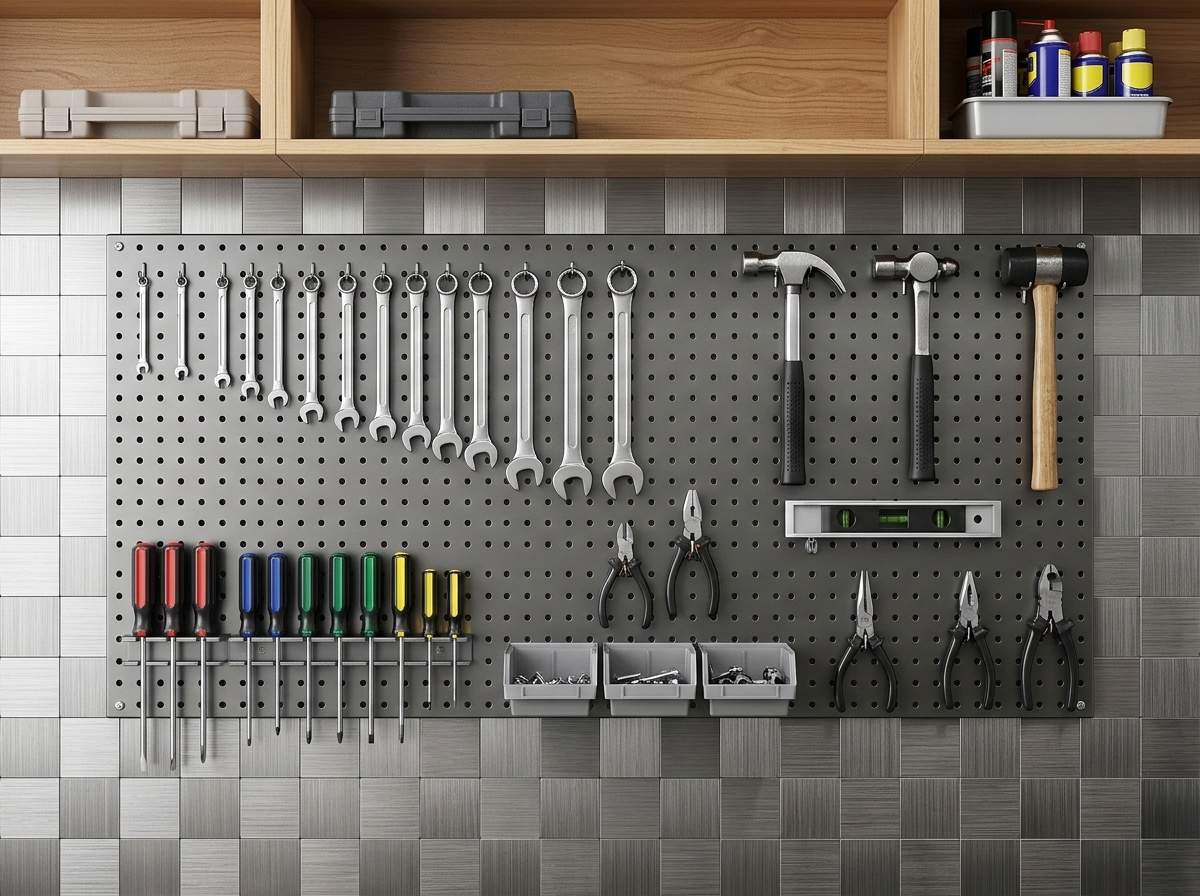 peel and stick tile for garage