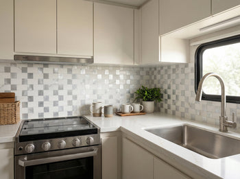 RV kitchen backsplash tiles
