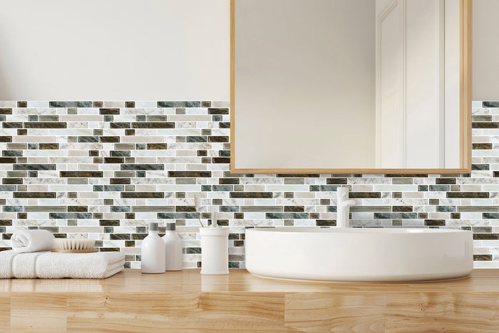 peel and stick tile for bathroom