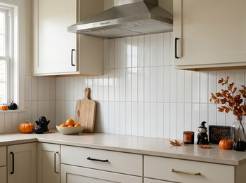 white peel and stick tile for kitchen