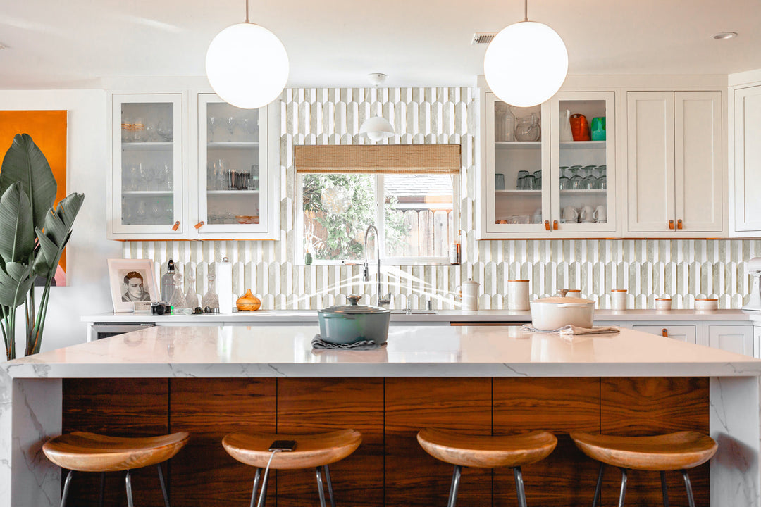 fish scale peel and stick kitchen backsplash