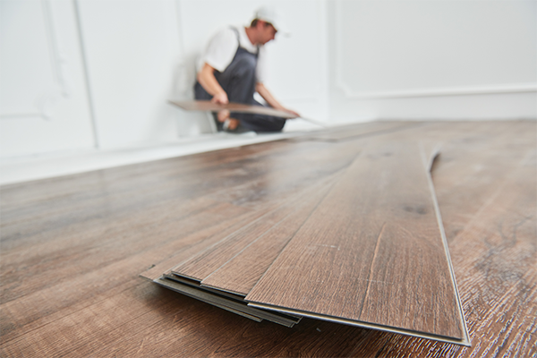install peel and stick vinyl tiles