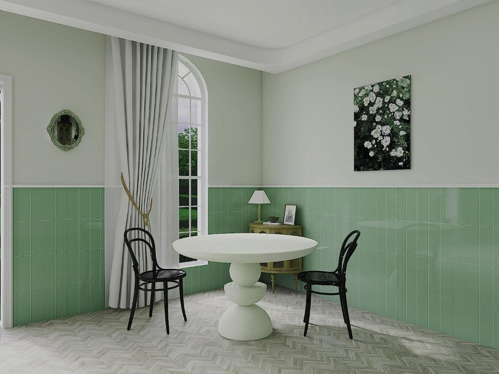 Solid Color Backsplash Tiles For Living Room