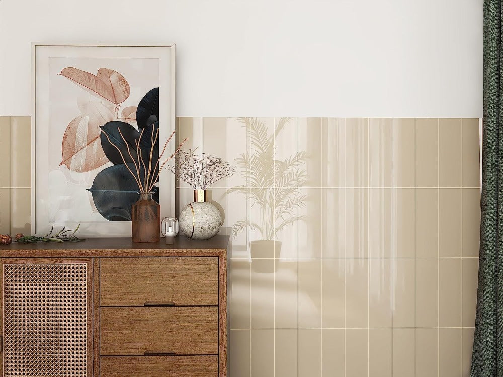 Solid Color Backsplash Tiles For Living Room