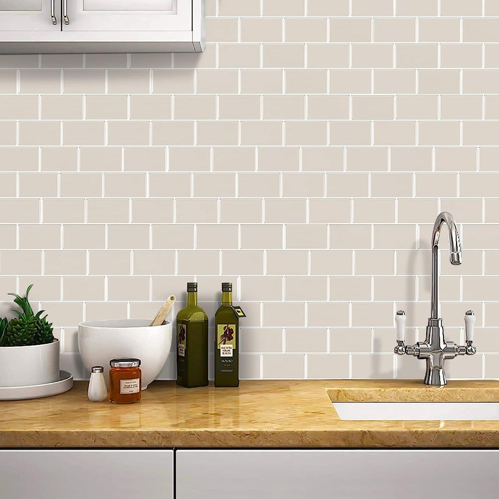 Subway Tile Peel and Stick Tile For Kitchen