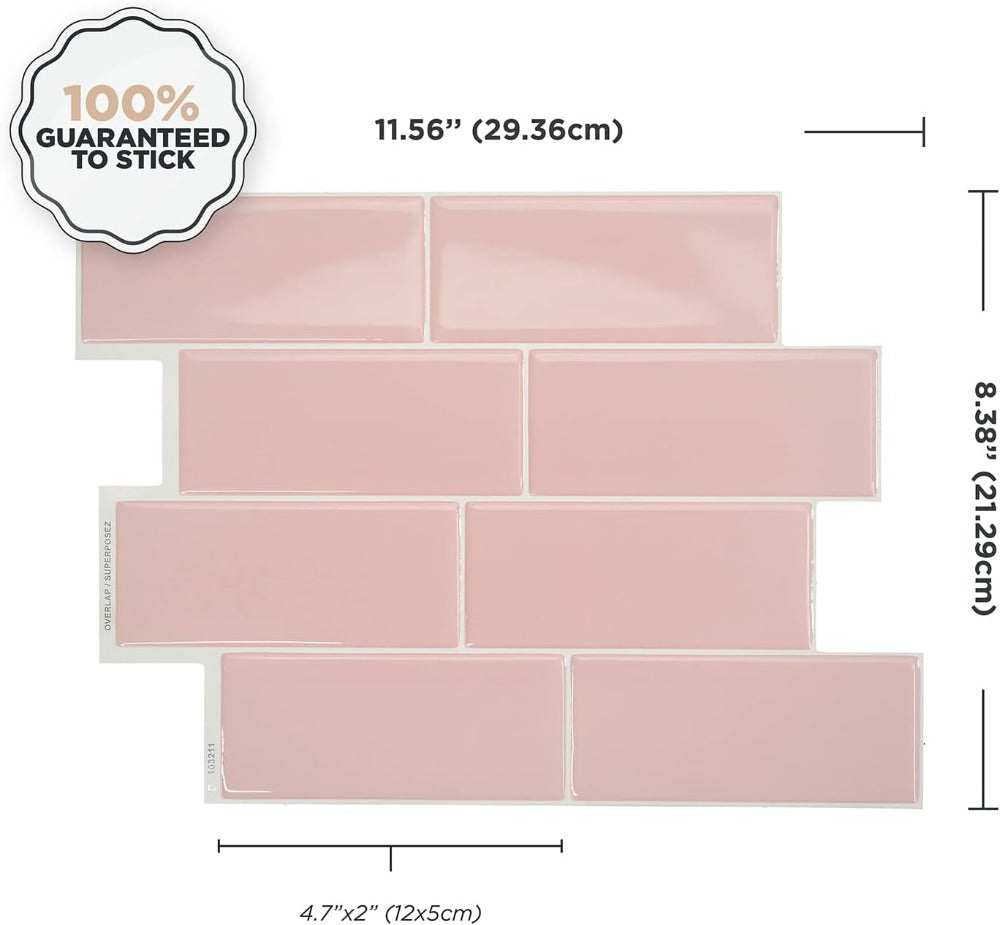 Peel and Stick Tile Size