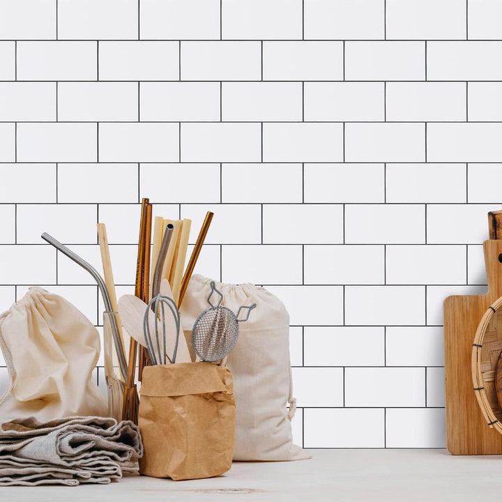 3" x 6" Peel and Stick Backsplash For Kitchen 