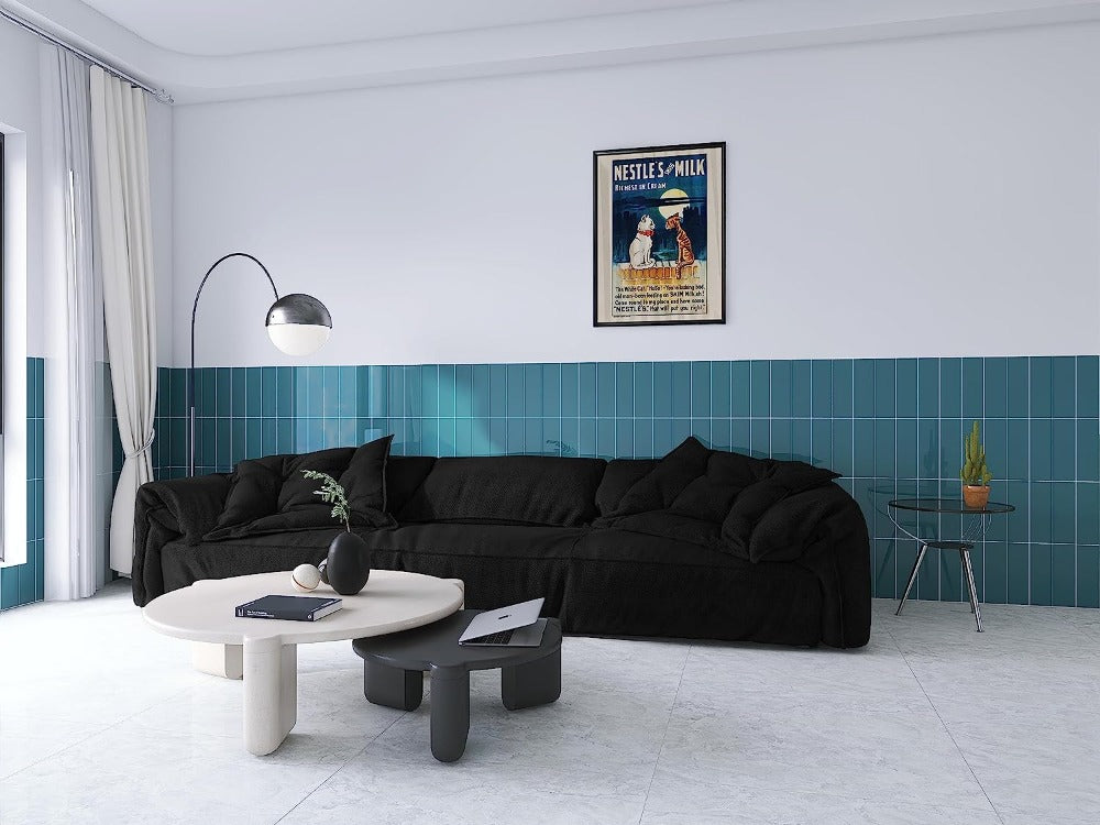 Solid Color Backsplash Tiles For Living Room