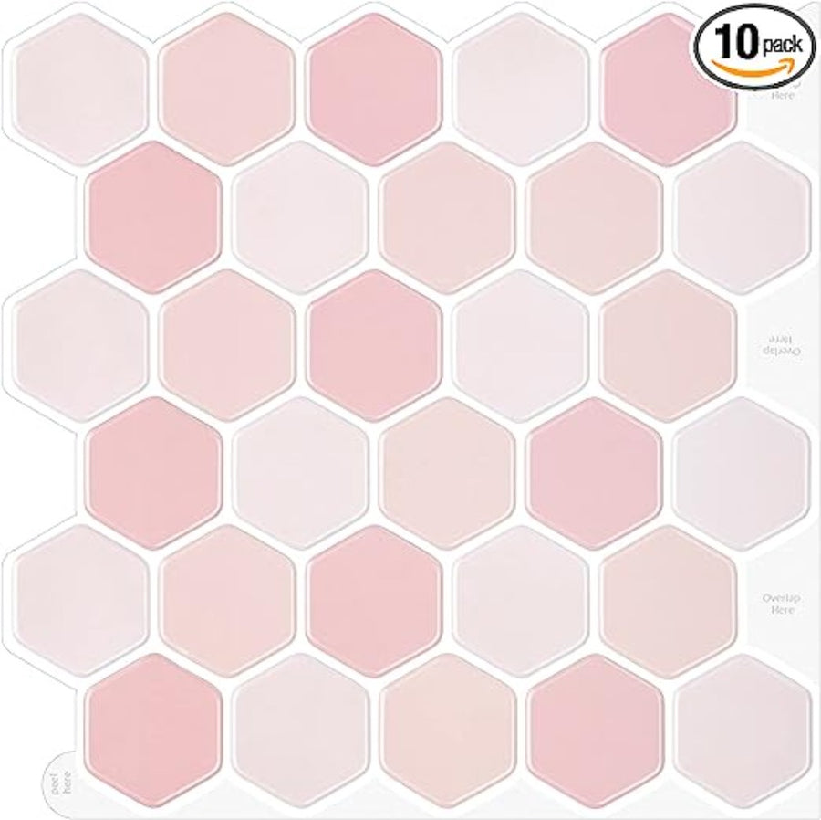 Hexagon Tiles Peel and Stick Backsplash
