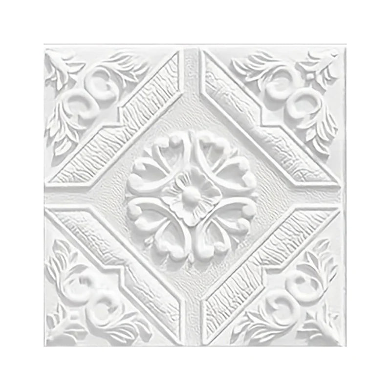 Snowflake White Ceiling Tile