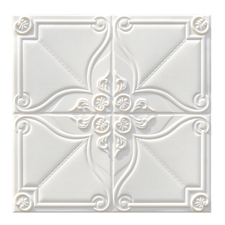 European Pattern White Decorative Ceiling Tile