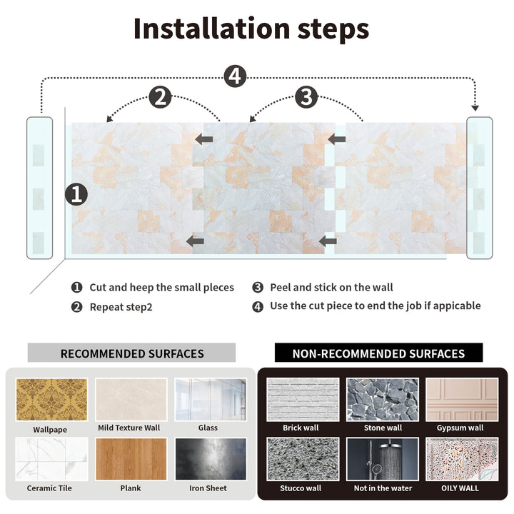 backsplash tile installation steps
