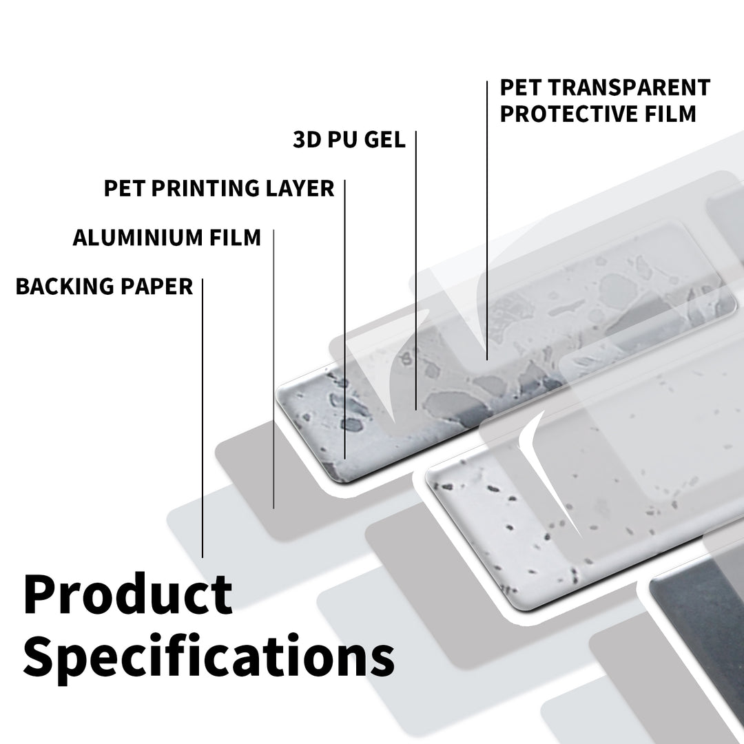 stick on wall tile specification