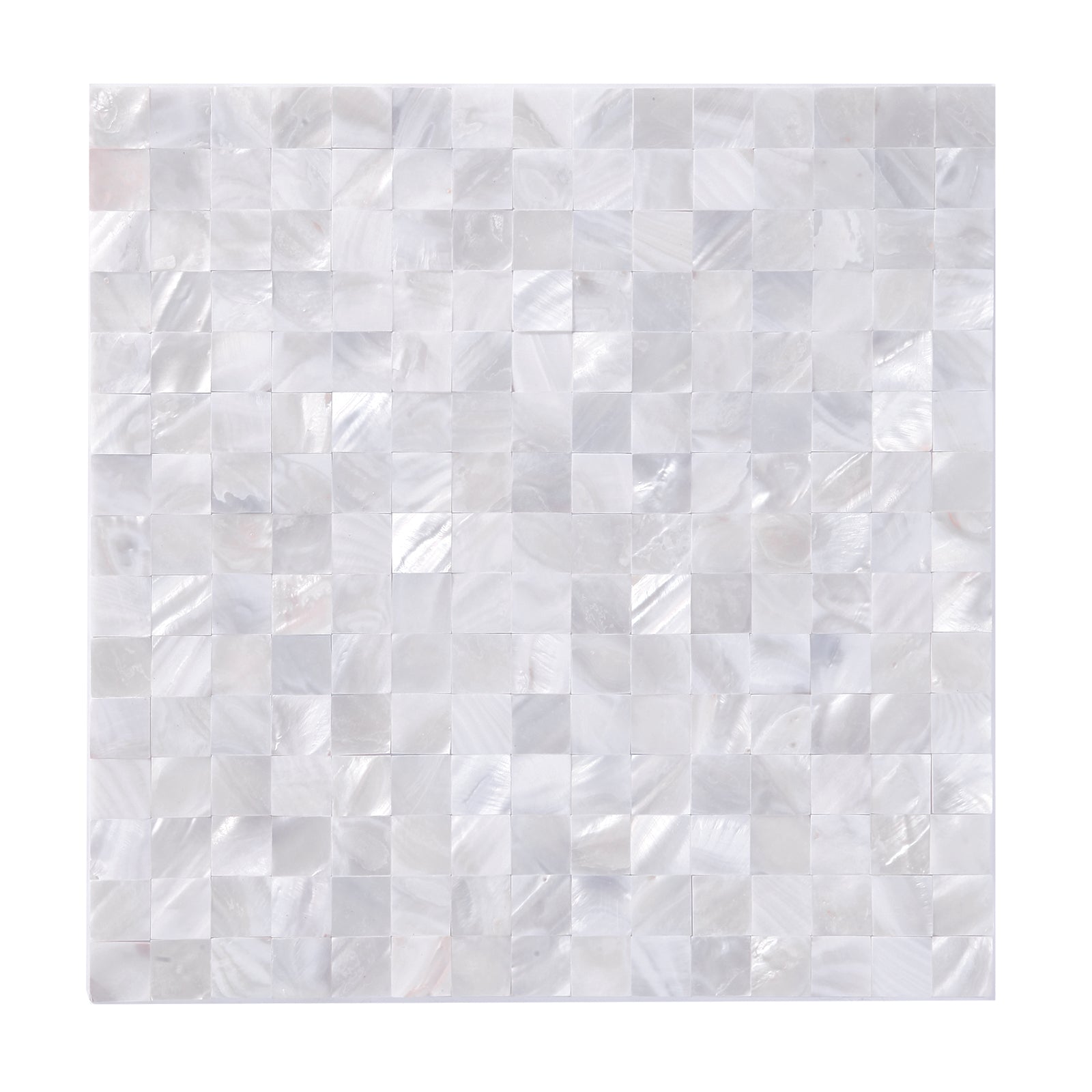 White Nature Mother of Pearl tile