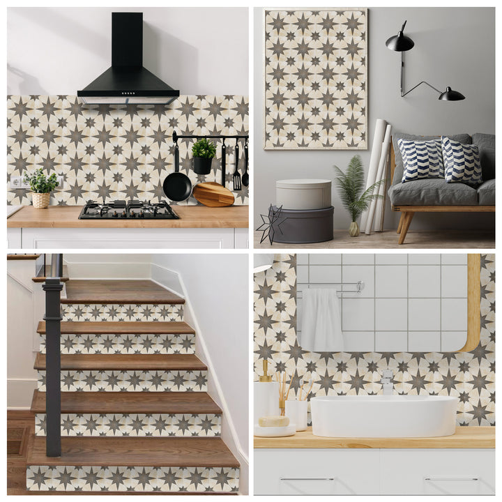 Peel and Stick Tile for Kitchen,Stairs, Wall Decoration