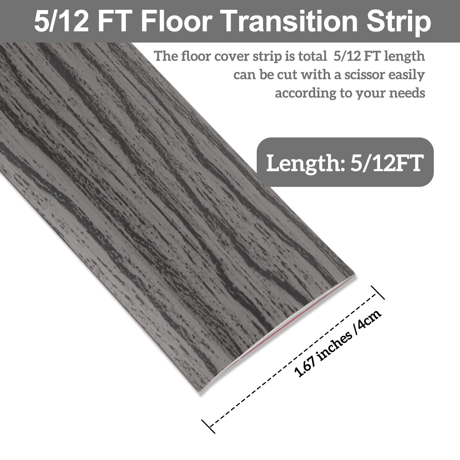 floor transition strip length