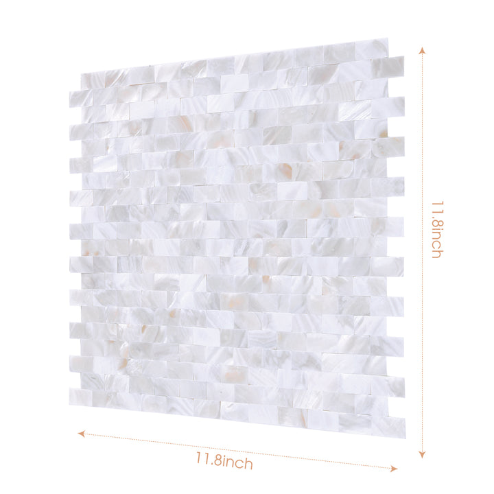 mosaic tile size