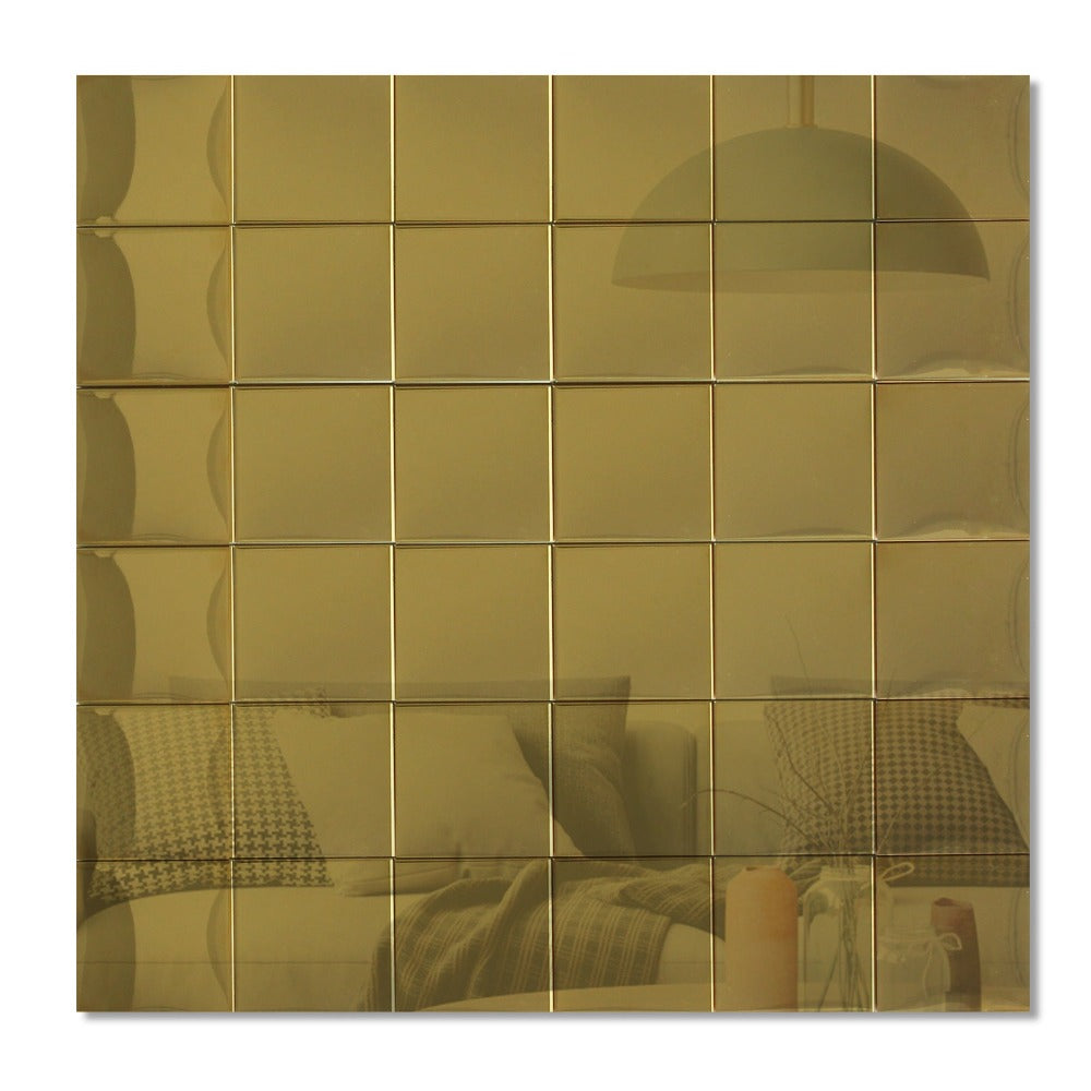 Gold Mirror Metal Tile