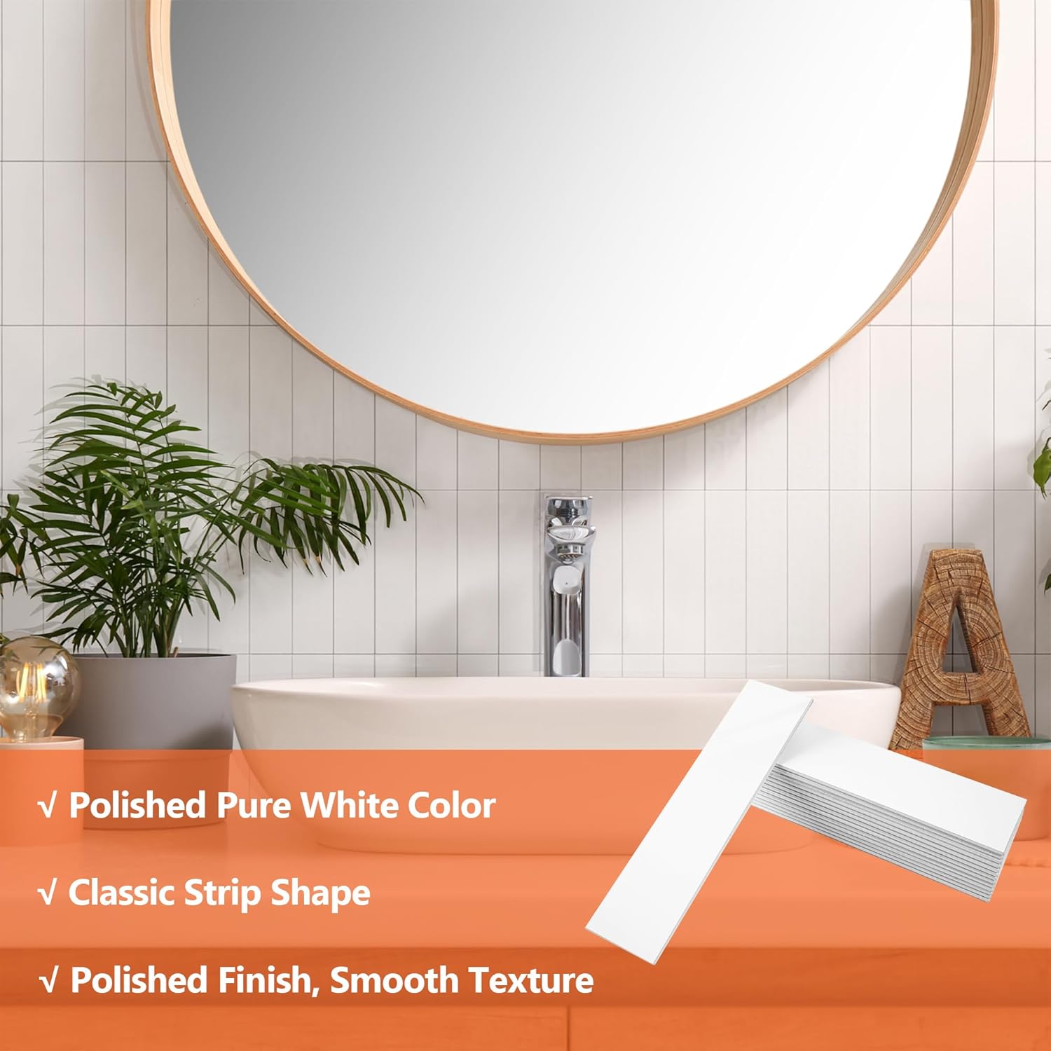  Polished Finish, Smooth Texture