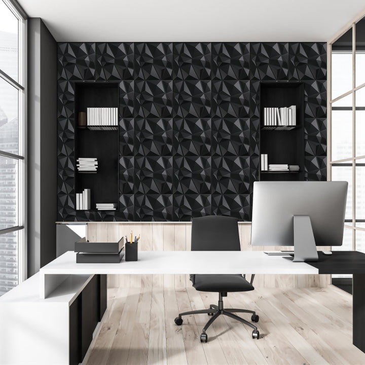 3D wall panels stick on office