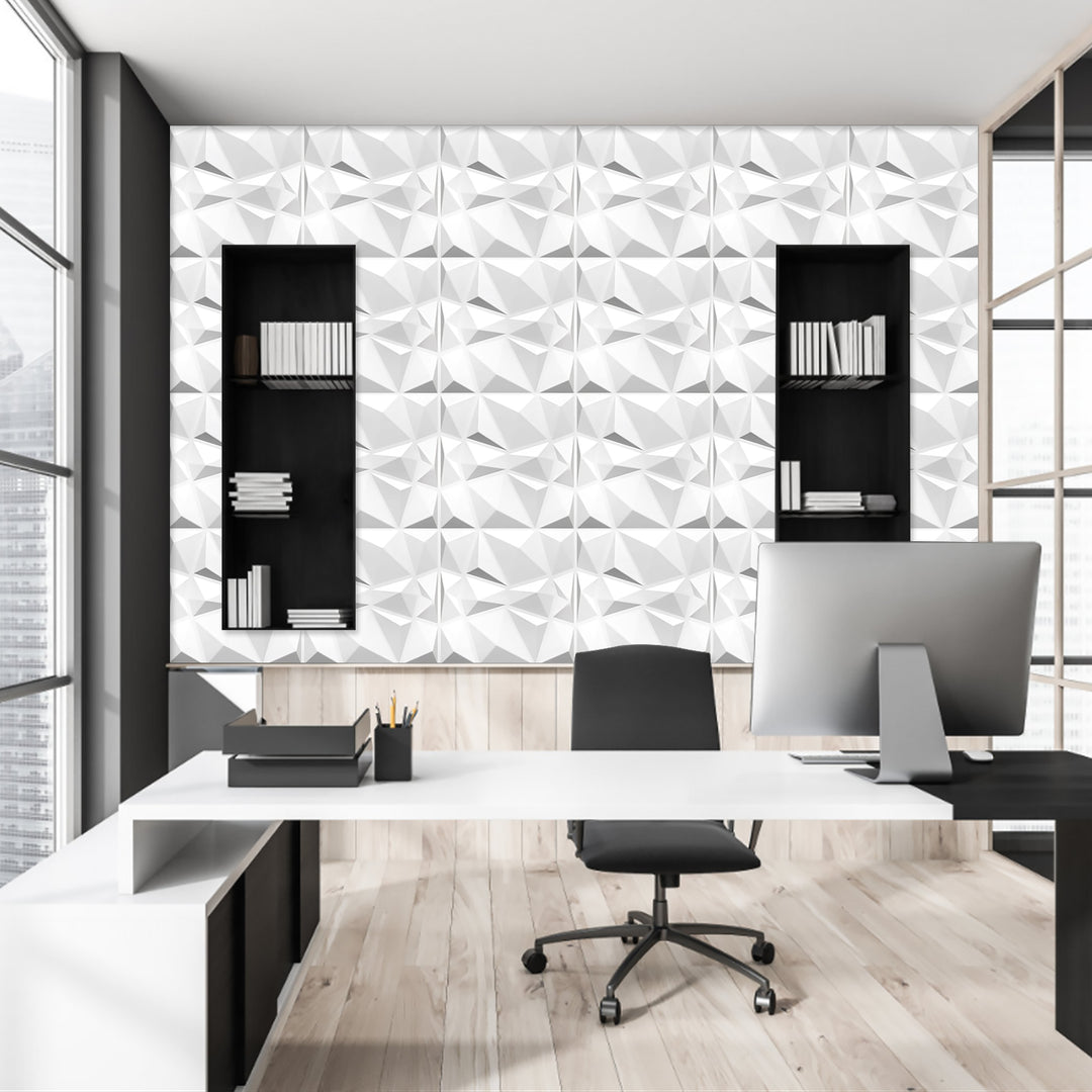 3D wall panels stick on office