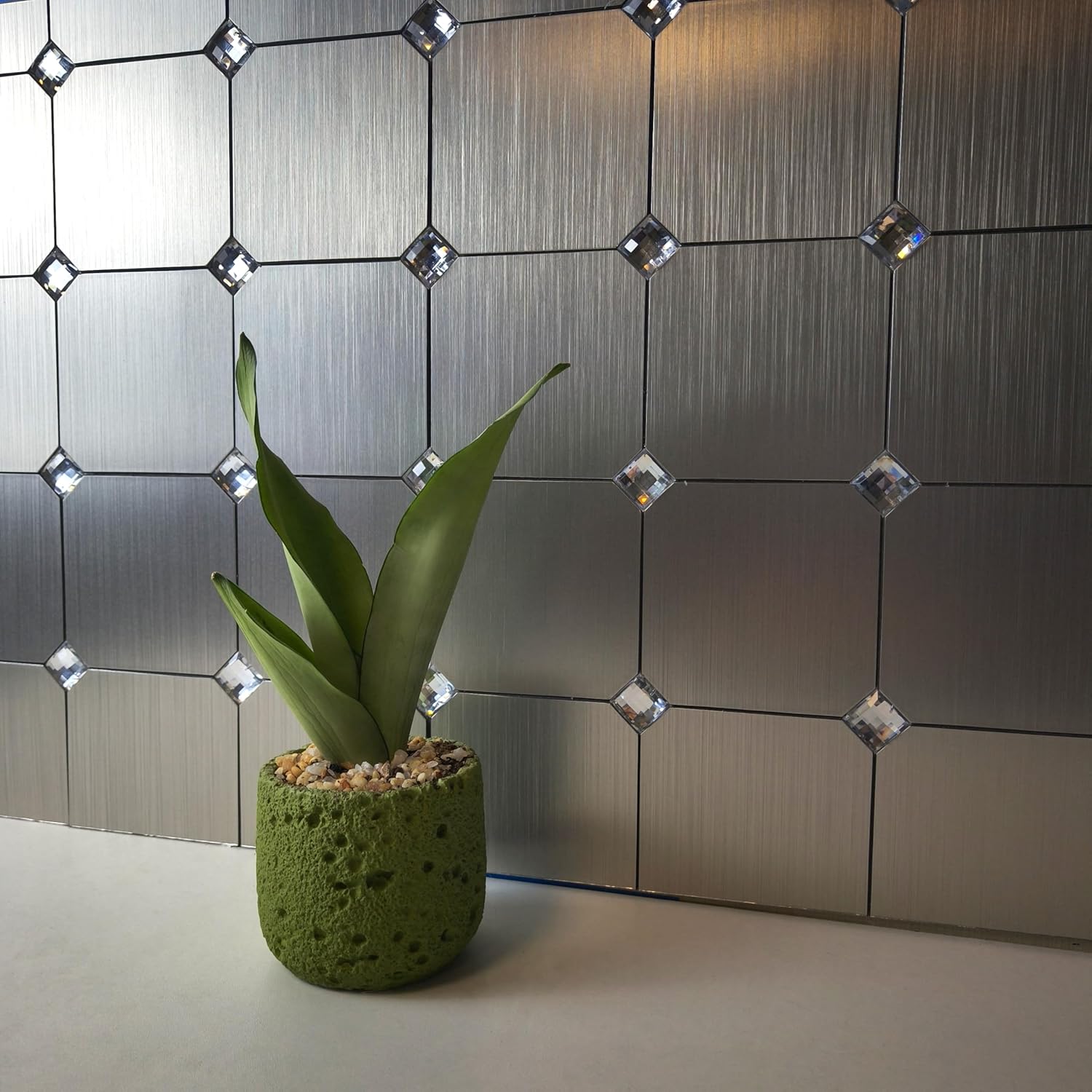 metal tile decor wall