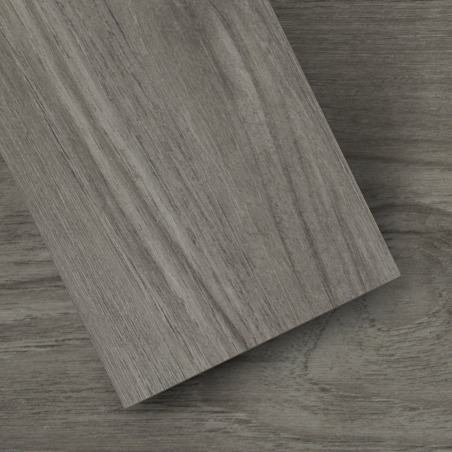 Grey Peel and Stick Floor Tile
