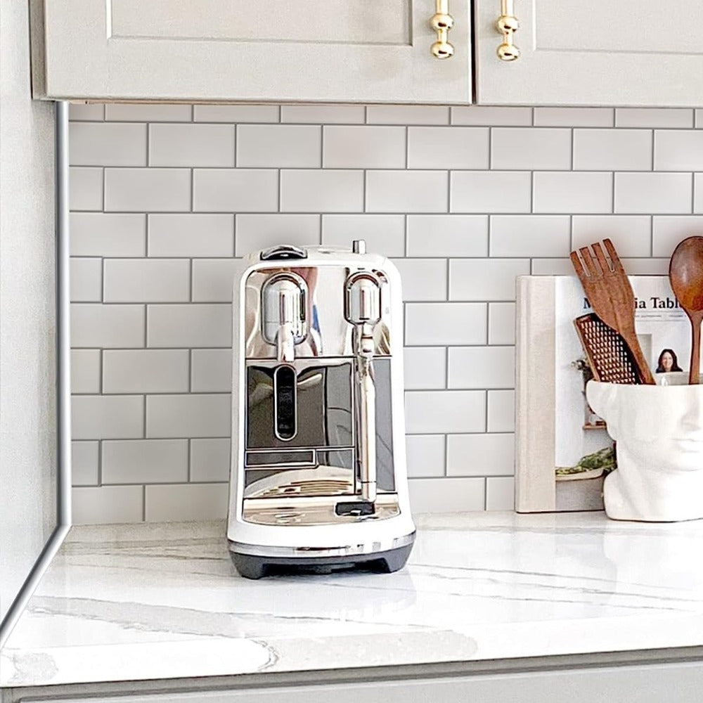 Peel and Stick Trim for Backsplash Tile Edge