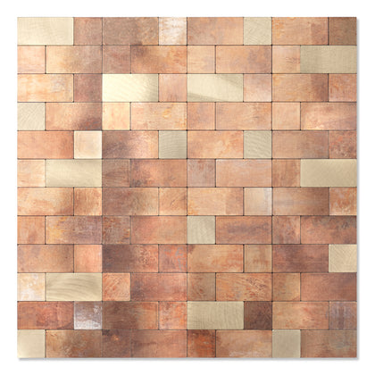 Copper Tile Backsplash Peel and Stick Tiles
