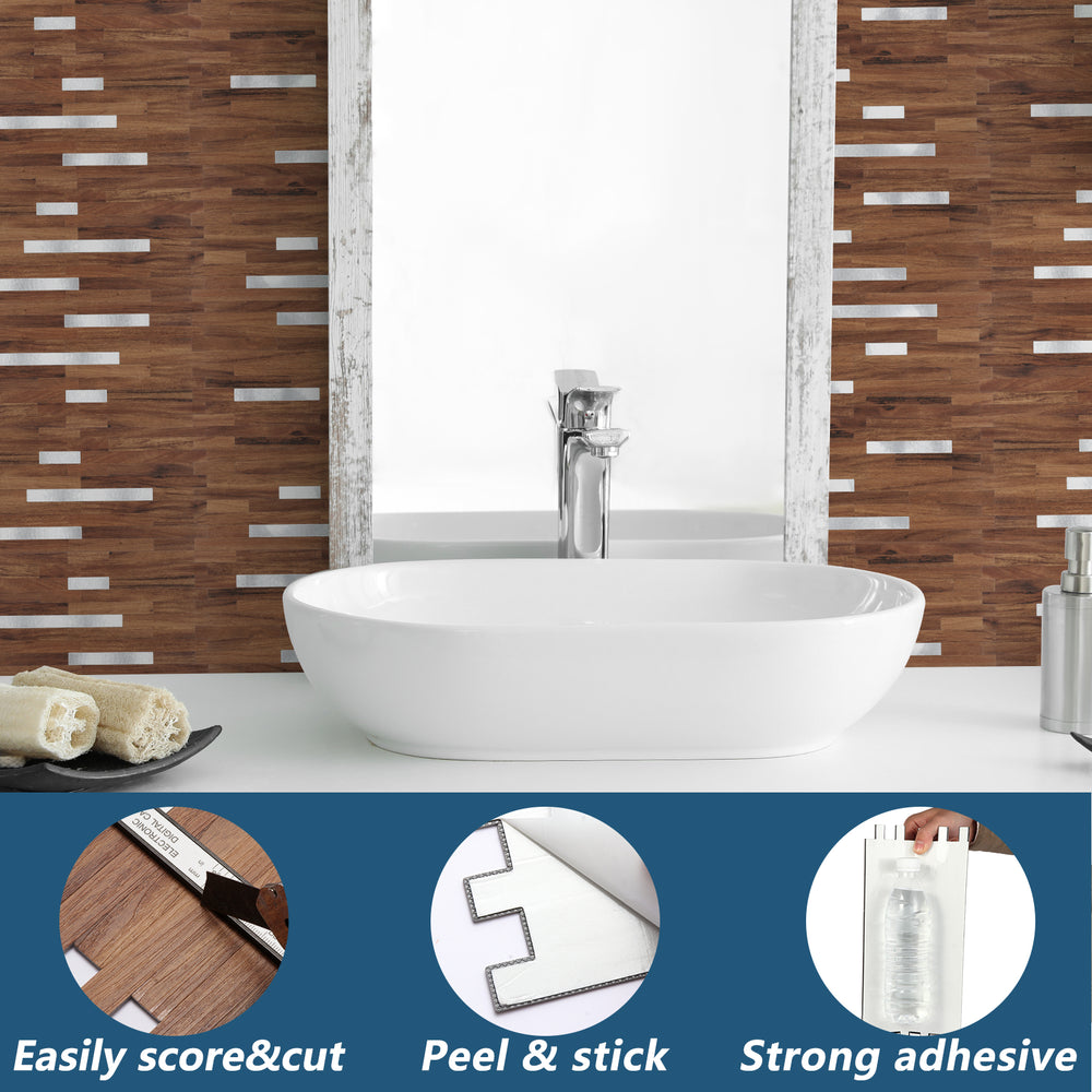 peel and stick subway tile for bathroom