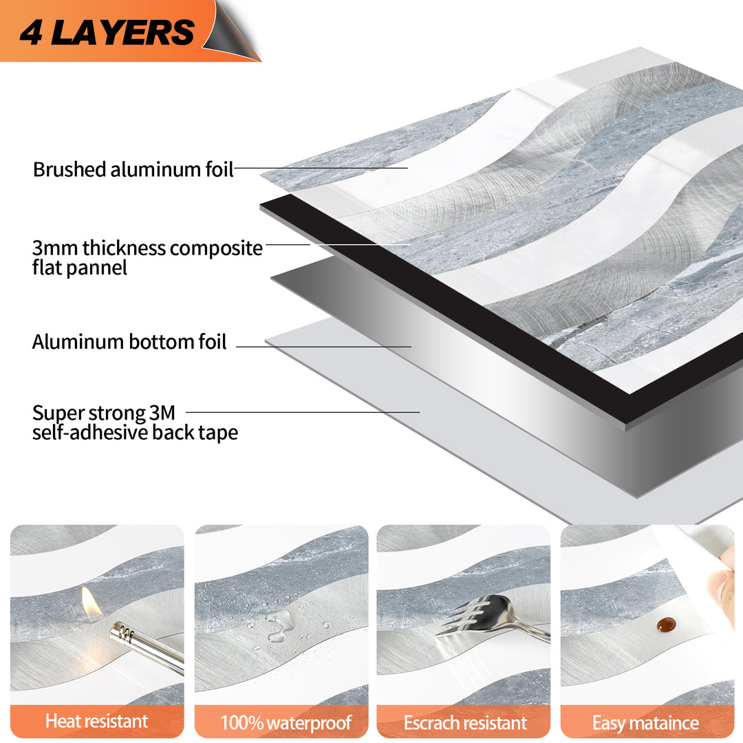 peel and stick tile layers