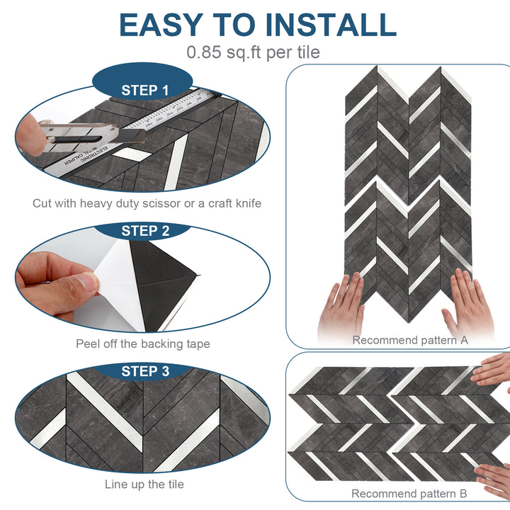 easy to install backsplash tiles