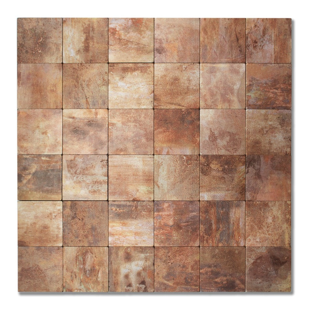 Peel And Stick Wall Tile Pvc Copper Square Backsplash Tiles Yipscazo Tiles 6728