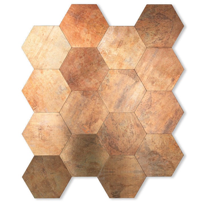 hexagon peel and stick tiles