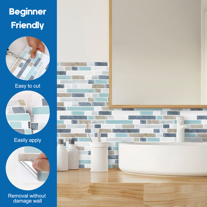 bathroom backsplash tile sticker