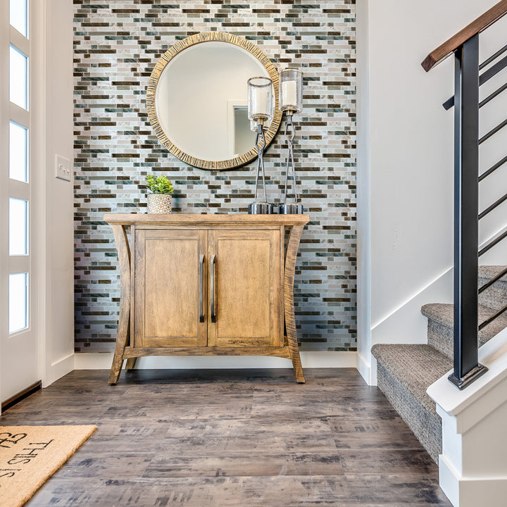 vinyl tile stick on hallway