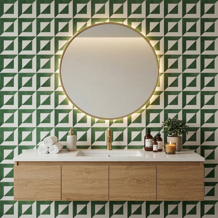 peel and stick bathroom tiles