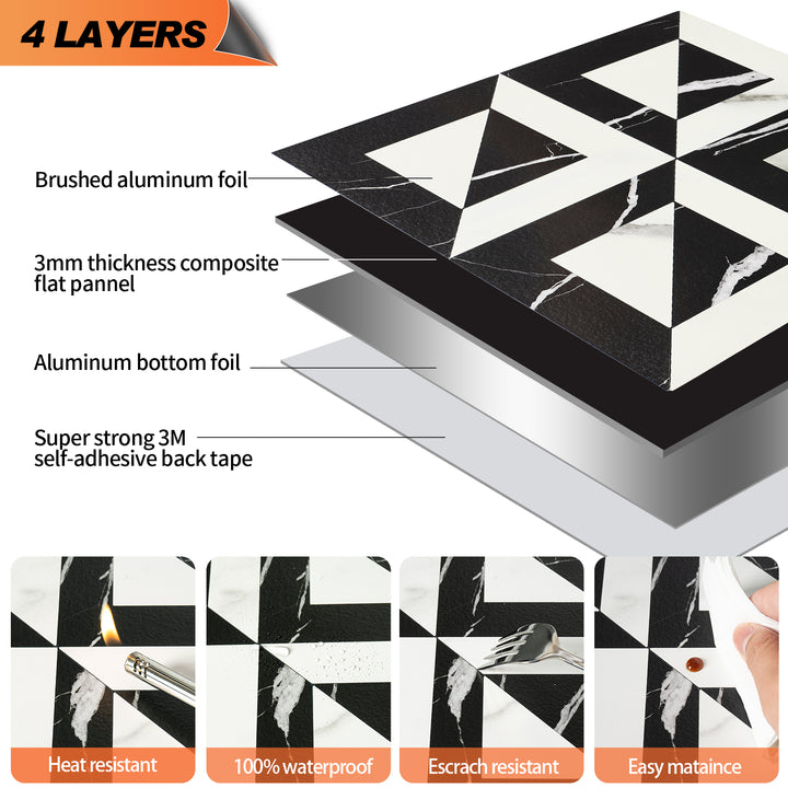 peel and stick tile layers